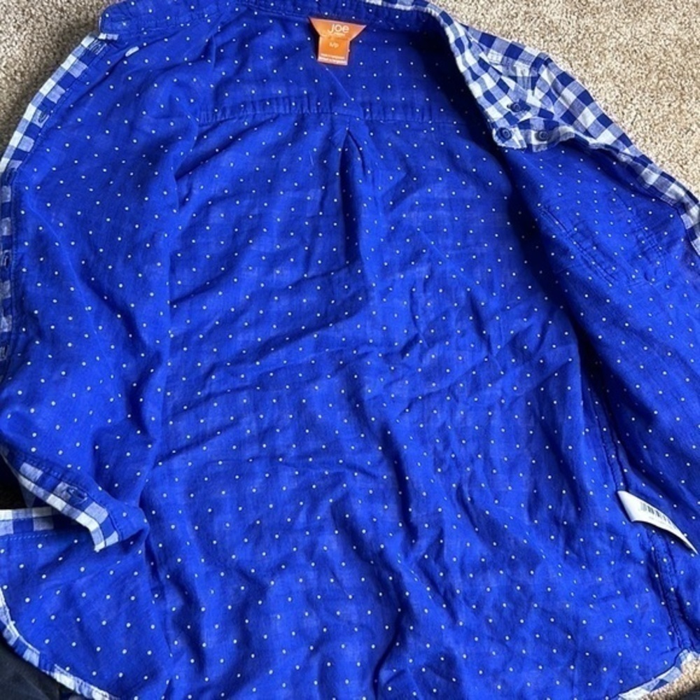 Joe Fresh plaid button down - Picture 7 of 9